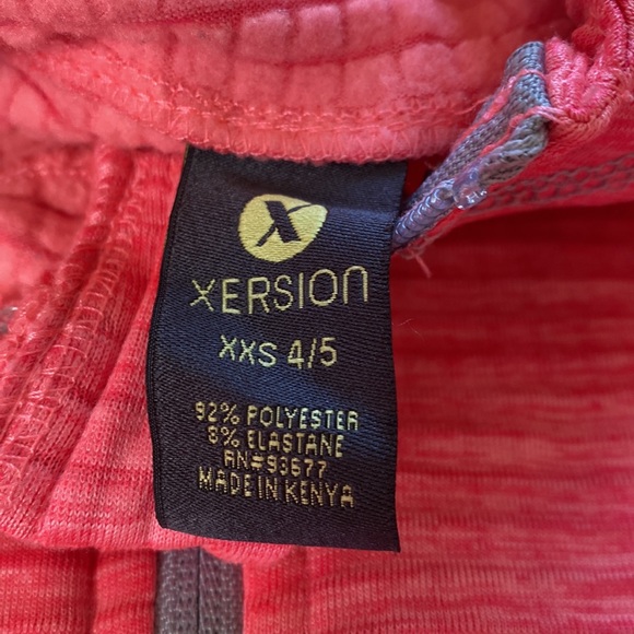 Energy zone thin black full zip sweater and pink xersion girls size 4-5 - Picture 8 of 8